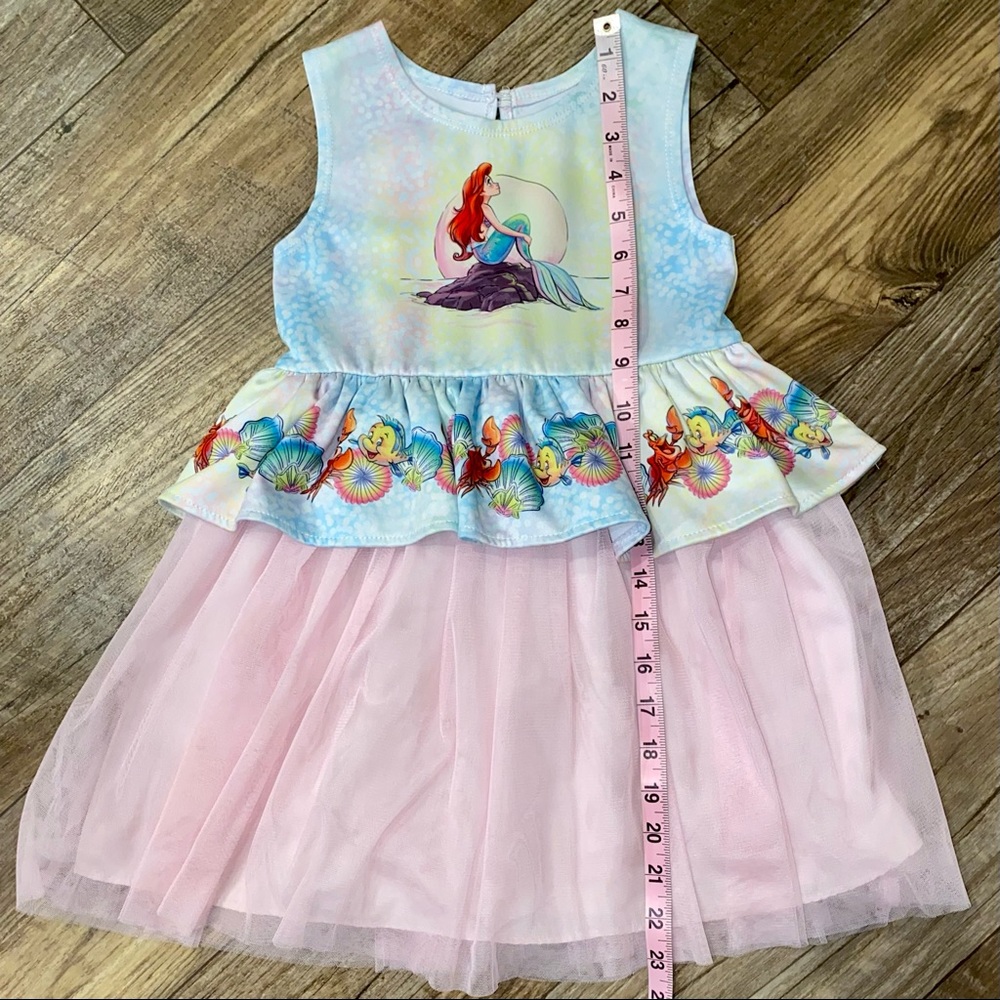 SOLD 💕NEW Disney Pippa & Julie Little Mermaid Ariel Tutu Dress - Picture 11 of 11